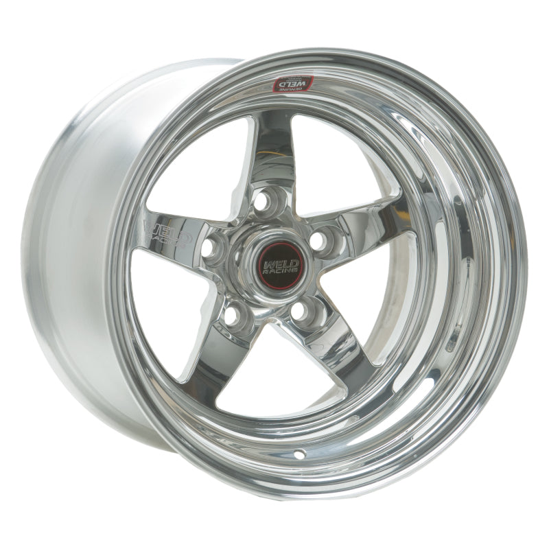 Weld S71 15x3.5 / 5x4.75 BP / 0.63in. BS Polished Wheel (Medium Pad) - Non-Beadlock