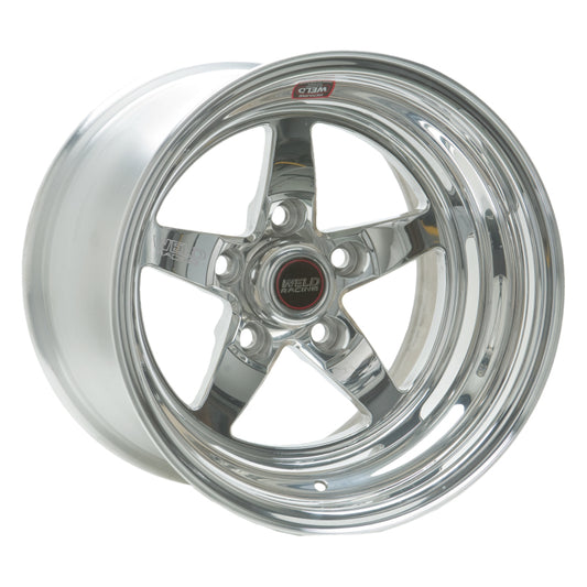 Weld S71 15x4 / 5x4.75 BP / 1.5in. BS Polished Wheel (Medium Pad) - Non-Beadlock Weld Wheels - Forged