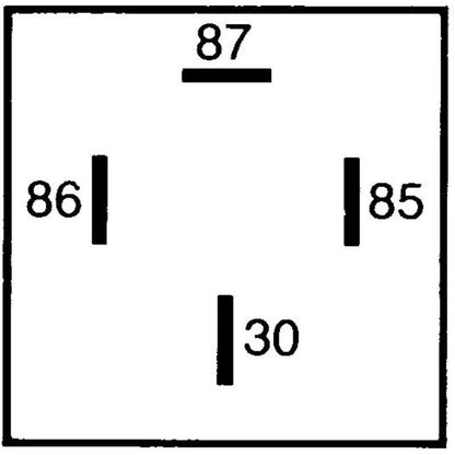 Hella Relay Mini Iso 4 Pole 12V Spst Hella Light Accessories and Wiring