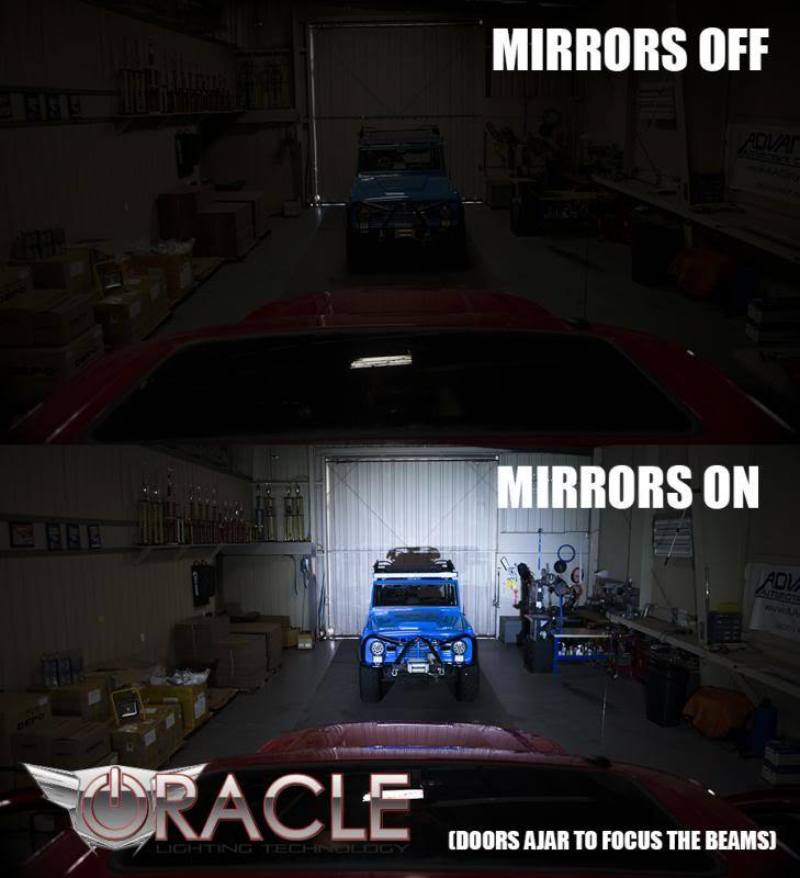 Oracle 09-14 Ford F150/Raptor Off-Road Mirrors - 6000K SEE WARRANTY