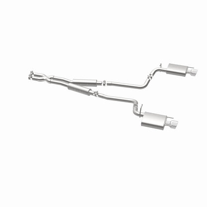 MagnaFlow 10-12 Cadillac CTS V6 3.0L (Exc AWD) Dual Split Rear Exit Stainless Cat Back Perf Exhaust