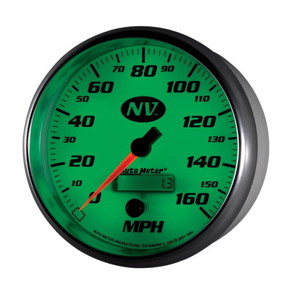 AutoMeter Gauge Speedometer 5in. 160MPH Elec. Programmable NV AutoMeter Gauges