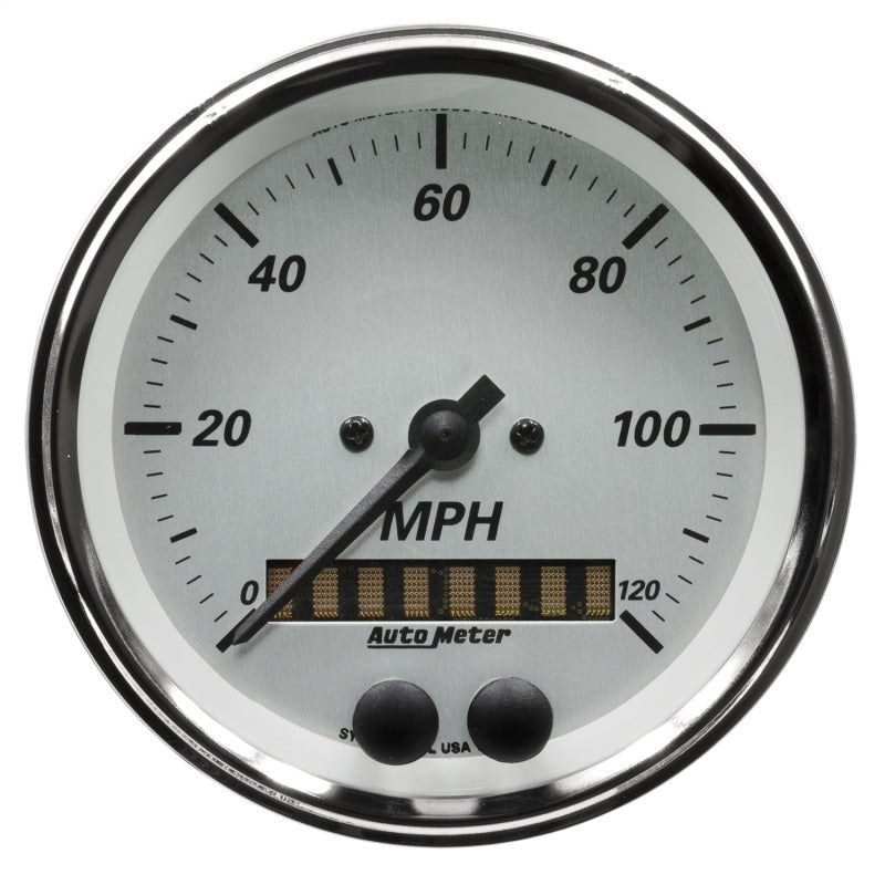 AutoMeter American Platinum Series 0-120MPH 3-3/8in. GPS Speedometer Gauge AutoMeter Gauges