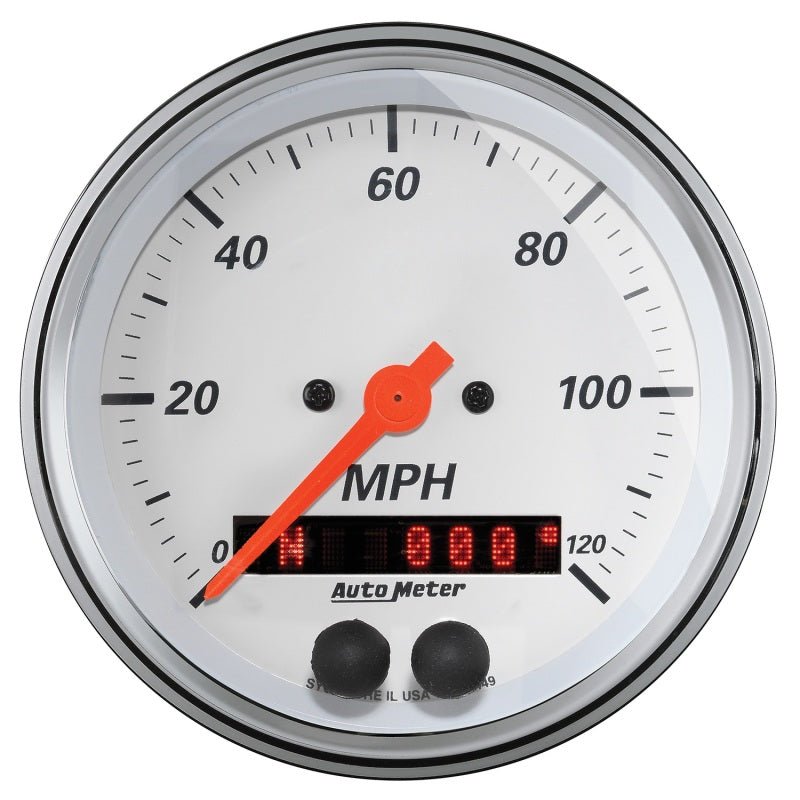 Autometer 3-3/8in 120MPH GPS Speedometer Gauge AutoMeter Gauges