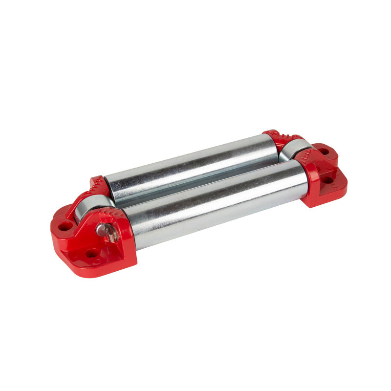 Rugged Ridge 4-Way Red Fairlead Roller Rugged Ridge Winch Mounts