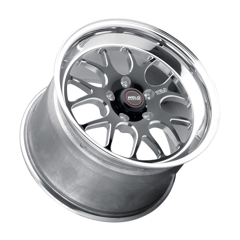 Weld S77 20x7 / 5x115mm BP / 2.8in. BS Black Wheel (High Pad) - Non-Beadlock Weld Wheels - Forged