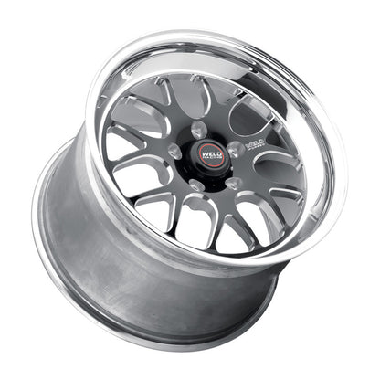 Weld S77 17x9 / 5x5 BP / 6.2in. BS Black Wheel (High Pad) - Non-Beadlock Weld Wheels - Forged