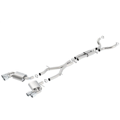 Borla 16-17 Camaro SS 6.2L Dual Tip Dual Split Rear Exit Dual Mode Catback Exhaust (NPP) Borla Catback