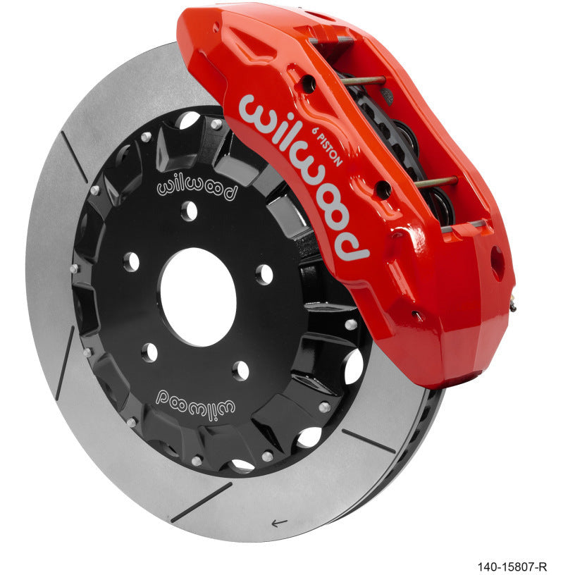 Wilwood TX6R Front Kit 16.00in Red 13-17 Dodge Truck 1500 - 4WD Wilwood Big Brake Kits