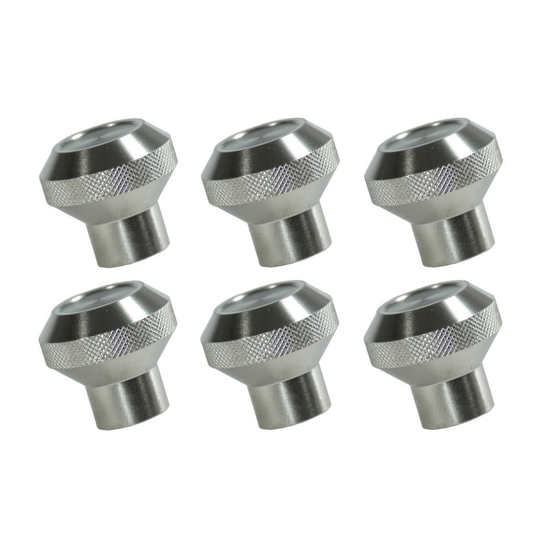 Rugged Ridge 76-86 Jeep CJ Billet Stainless Steel Dash Knob Set Rugged Ridge Dash & Interior Trim