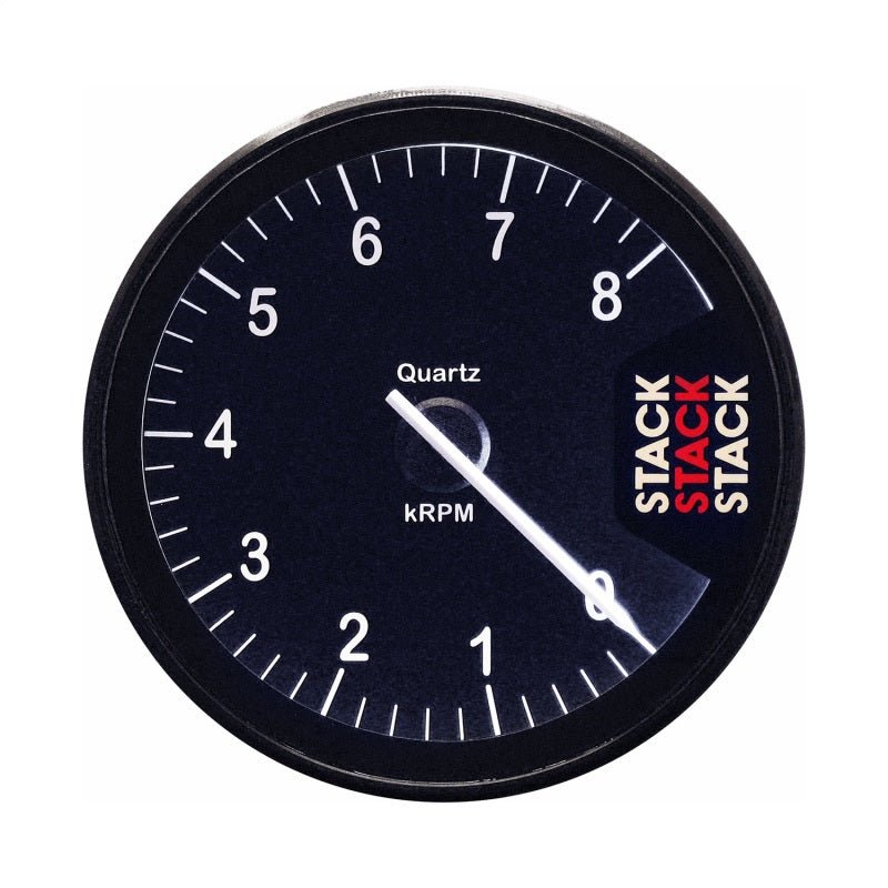 Autometer Stack Clubman Tachometer 80mm 0-8K RPM - Black AutoMeter Gauges