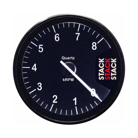 Autometer Stack Clubman Tachometer 80mm 0-8K RPM - Black AutoMeter Gauges