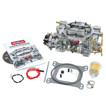 Edelbrock Carburetor Performer Series 4-Barrel 600 CFM Electric Choke Satin Finish