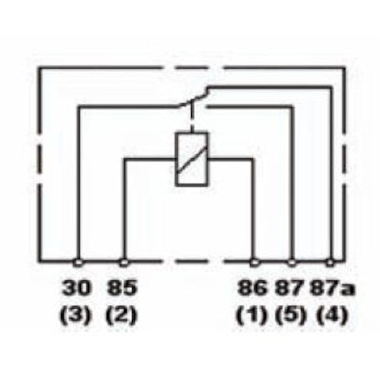 Hella Relay Mini Iso 5 Pole 24V Spdt Bkt Hella Light Accessories and Wiring