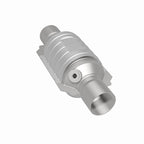 MagnaFlow Univ Cat Conv 2.5in Inlet/Outlet Ctr/Ctr Round 9in Body L x 5.125in W x 13in Overall L