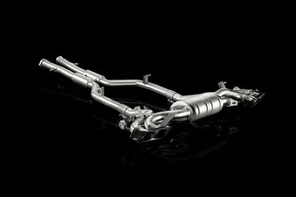 Akrapovic 10-14 AMG SLS Coupe/Roadster Evolution Line Cat Back (Titanium) w/ Carbon Tips