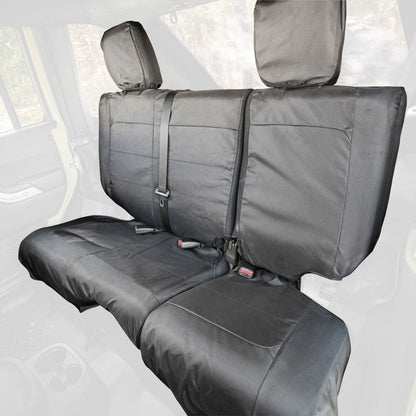 Rugged Ridge Ballistic Seat Cvr Rear Black 840D 07-10 JK 4Dr Rugged Ridge Seat Covers