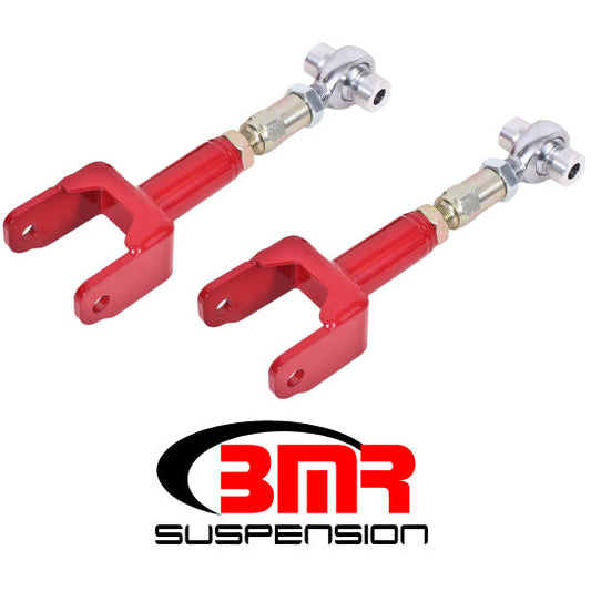 BMR 68-72 A-Body Upper Control Arms On-Car Adj. Rod Ends - Red BMR Suspension Control Arms