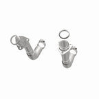 MagnaFlow 66-72 Chevy C10 Pickup V8 2-Piece Front Exhaust Pipe Kit (2in Tubing/Clamps/Inlet Flanges)