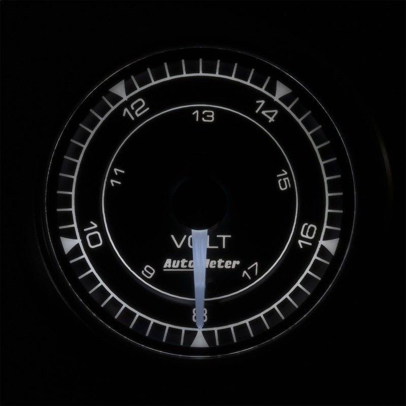 Autometer Chrono 2-1/16in 18V Voltmeter Gauge AutoMeter Gauges
