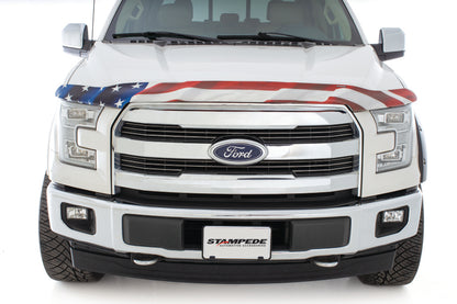 Stampede 15-20 Ford F-150 (Excl. Raptor) Vigilante Premium Hood Protector - Flag