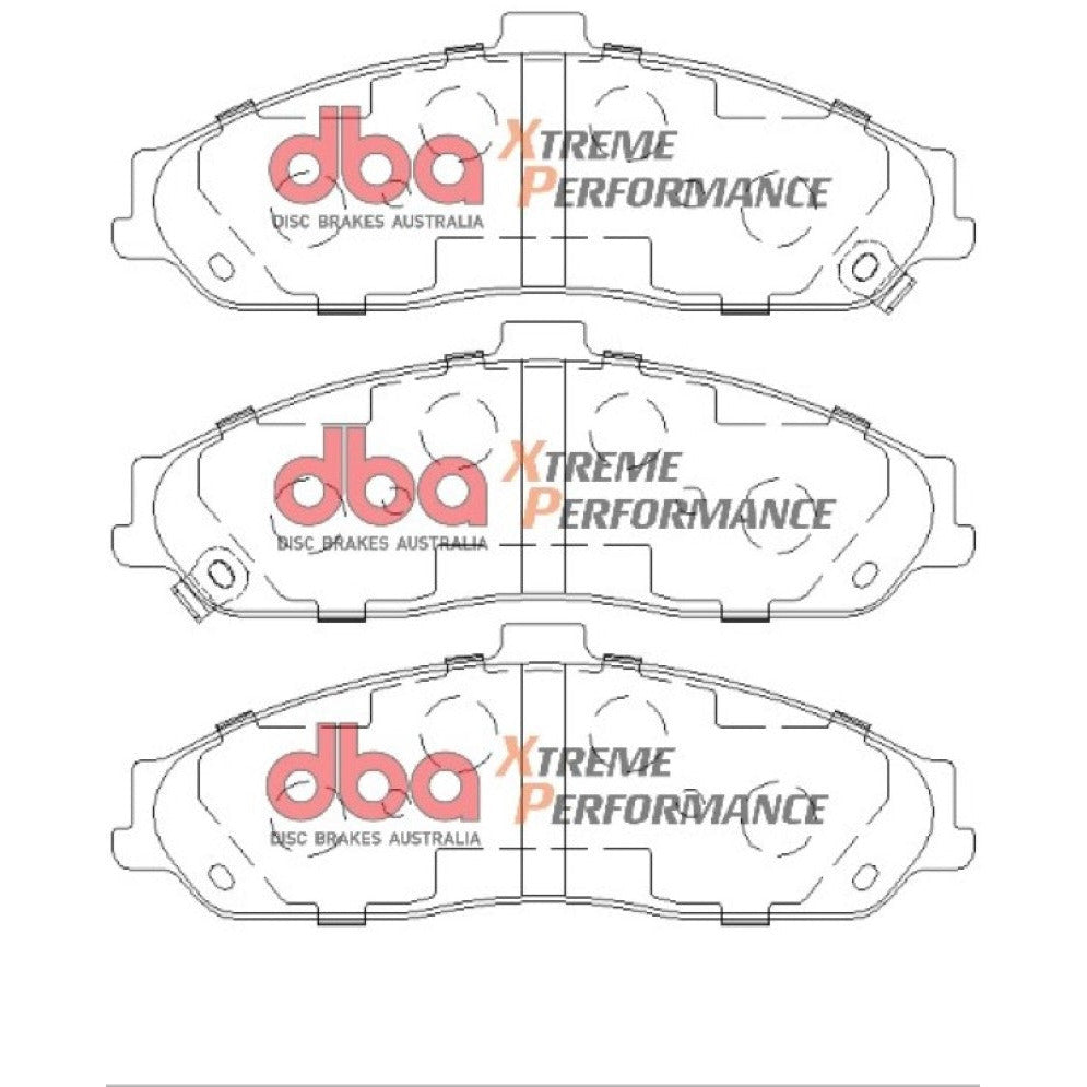 DBA 97-06 Corvette (Incl C5 Z06) XP650 Front Brake Pads DBA Brake Pads - Performance