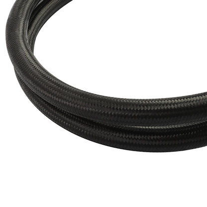 Mishimoto 15Ft Stainless Steel Braided Hose w/ -6AN Fittings - Black Mishimoto Oil Line Kits