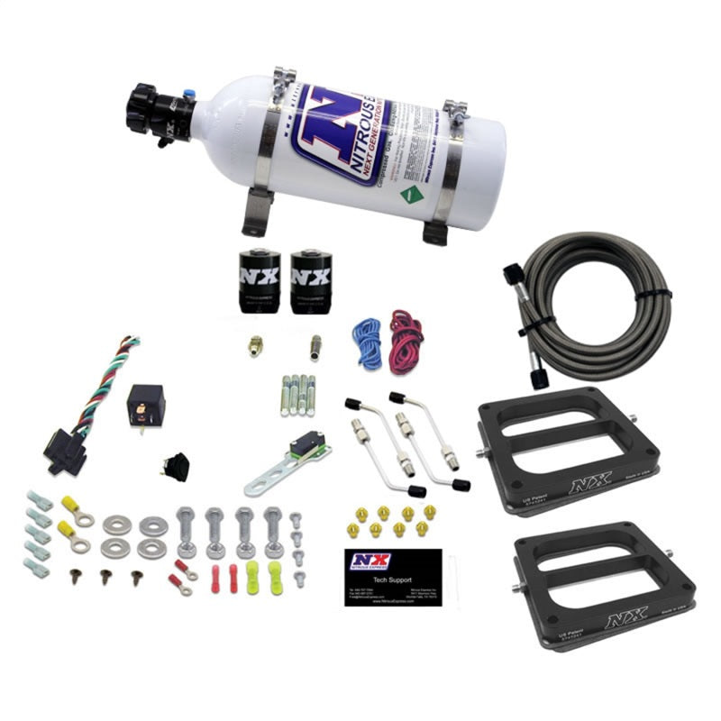 Nitrous Express Dual/Dominator/Alcohol Nitrous Kit (50-300HP) w/5lb Bottle Nitrous Express Nitrous Systems