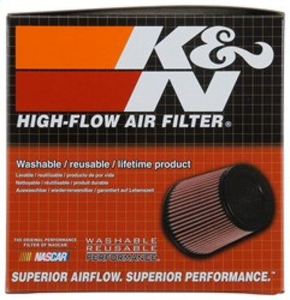 K&N Universal Chrome Filter-Oval Tapered 4in Flg ID x 5.375in Base O/S W x 3.313in Top O/S W