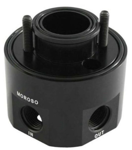 Moroso Chevrolet Small Block Oil Filter Adapter - Sandwich - Oil Cooler