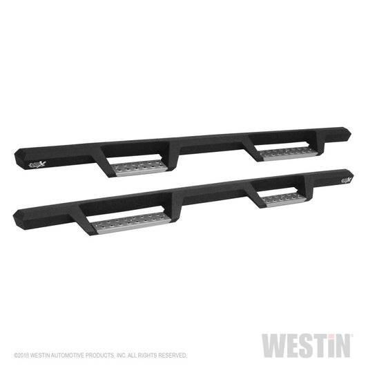 Westin/HDX Stainless 15-18 Ford F-150 SC/17-18 F-250/F-350 CC Drop Nerf Step Bars - Textured Black