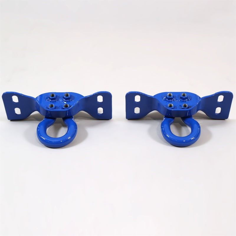 Ford Racing 17-22 Super Duty Tow Hooks - Blue (Pair)