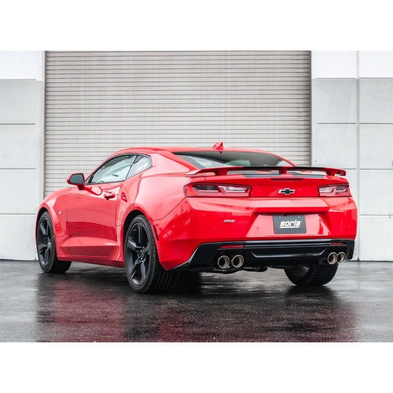 Borla Chevy 16-17 Camaro 6.2L ATAK Catback w/ Dual Tips (NPP) Dual Split Rear Exit Borla Catback