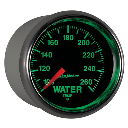 Autometer GS 100-260 degree Electronic Water Temperature Gauge AutoMeter Gauges