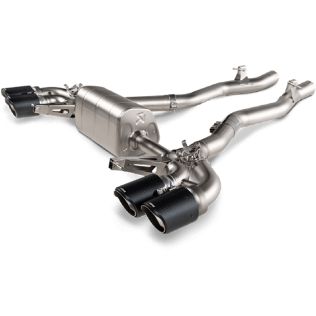 Akrapovic 2020 BMW M8/M8 Competition (F91/F92) w/OPF/GPF Slip-On Line (Titanium) w/Carbon Tips Akrapovic Muffler