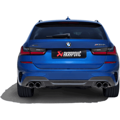 Akrapovic 20-22 BMW M340i (G20, G21) Slip-On Line (Titanium) (Requires BMW Part #18308686640) Akrapovic Muffler