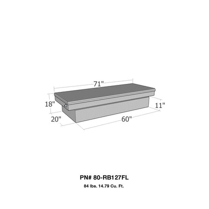 Westin/Brute Full Lid Full Size XOver Standard - Aluminum