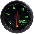 Autometer Airdrive 2-1/6in Wideband Air / Fuel Gauge 10:1-17:1 ARF Range - Black AutoMeter Gauges