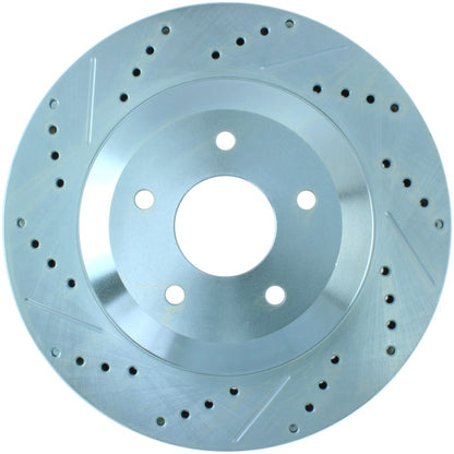 StopTech Select Sport Drilled & Slotted Rotor - Front Left Stoptech Brake Rotors - Slot & Drilled