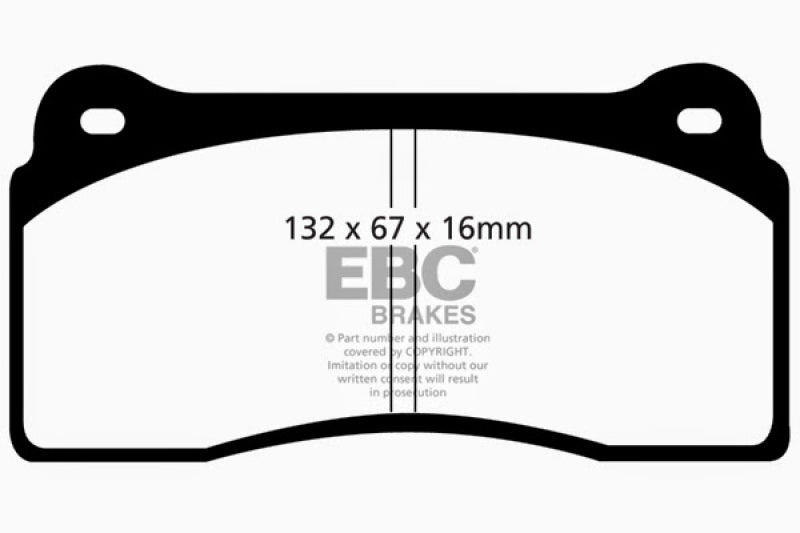 EBC 99-03 Aston Martin DB7 5.9 Redstuff Front Brake Pads