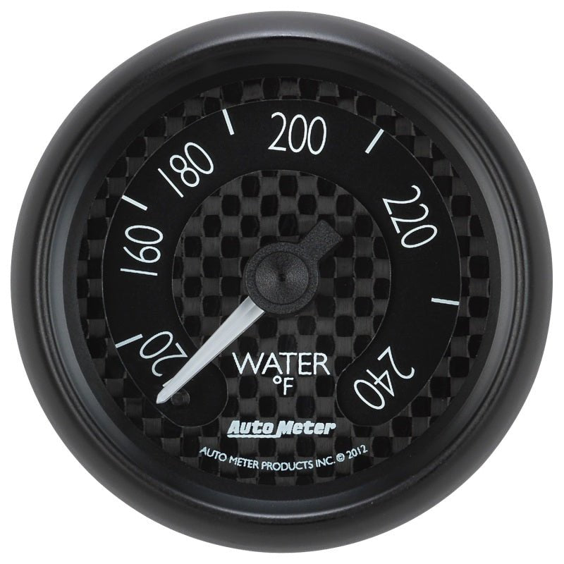 Autometer GT Series 52mm Mechanical 120-240 Deg F Water Temperature Gauge AutoMeter Gauges