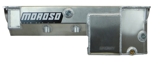 Moroso Chevrolet Big Block Mark IV (w/Double Power Kick Outs) Wet Sump 6-7qt 8in Aluminum Oil Pan