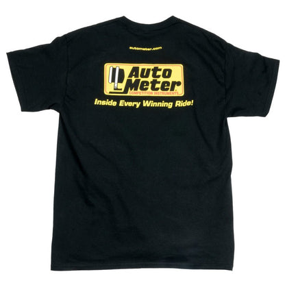 Autometer Black Competition Instruments T-Shirt - Large AutoMeter Apparel