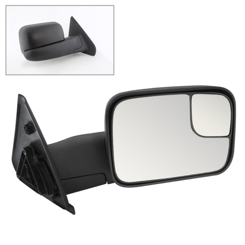 Xtune Dodge Ram 02-09 Manual Extendable Manual Adjust Mirror Right MIR-DRAM02-MA-R SPYDER Side Mirrors