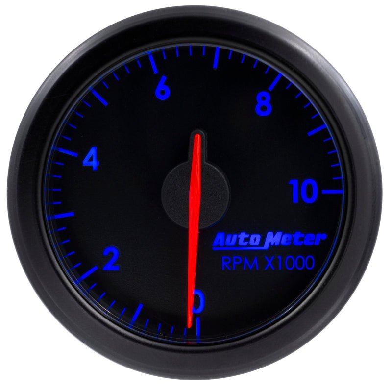 Autometer Airdrive 2-1/6in Tachometer Gauge 0-10K RMP - Black AutoMeter Gauges