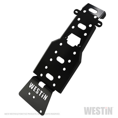 Westin/Snyper 07-11 Jeep Wrangler Transmission Pan Skid Plate - Textured Black