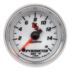 Autometer C2 52mm 1600 Deg F Electronic EGT Gauge AutoMeter Gauges