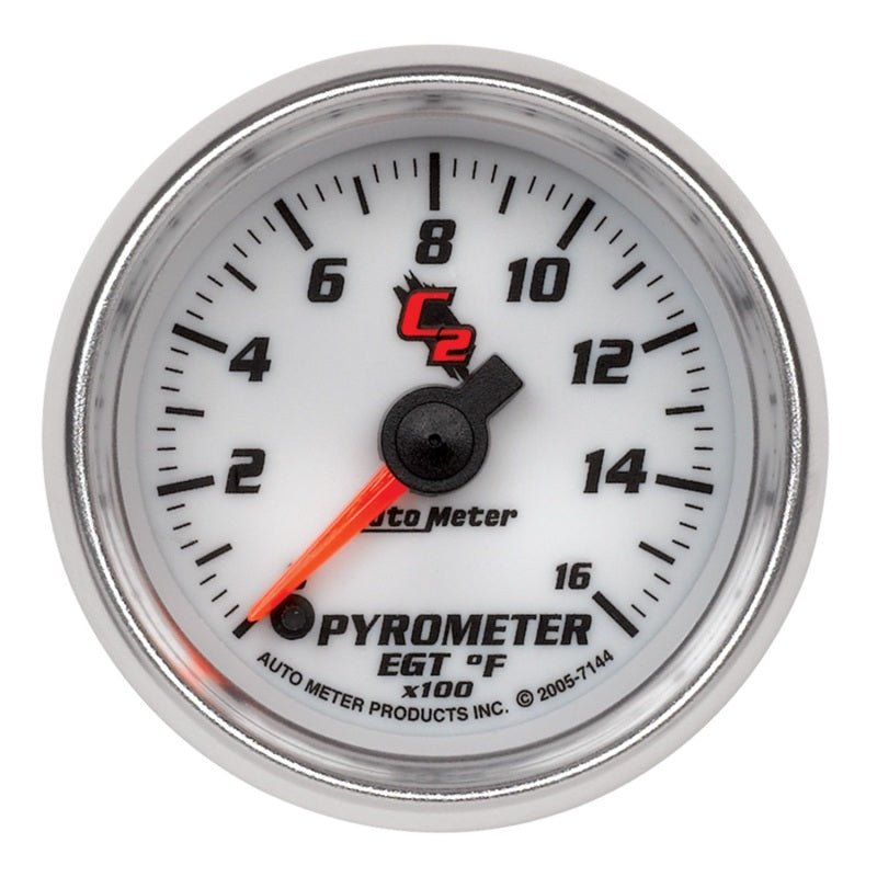 Autometer C2 52mm 1600 Deg F Electronic EGT Gauge AutoMeter Gauges