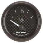 Autometer GT Series 52mm Short Sweep Electronic 0-90 ohms Fuel Level (For most 65-97 GM) AutoMeter Gauges