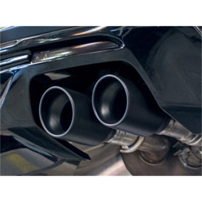 Borla 2016 Chevy Camaro V8 SS AT/MT ATAK Rear Section Exhaust w/ Dual Mode Valves Ceramic Black Borla Axle Back